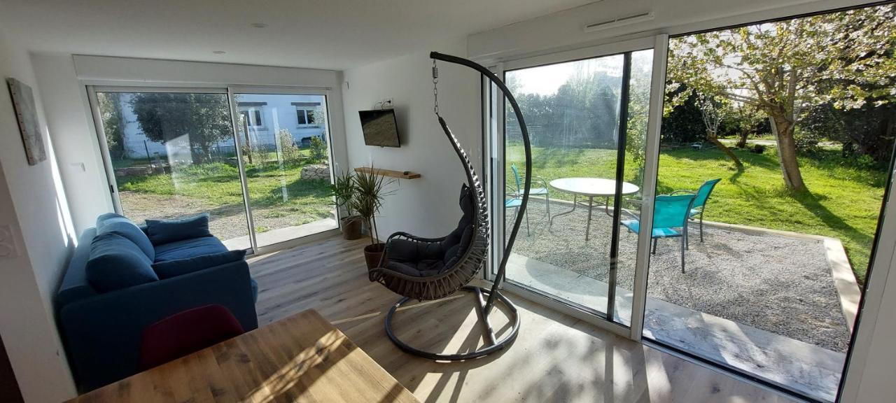 Maison De Vacances 4 Pers Avec Jardin Privatif A 1Km Plage Lines Et 300M De La Mer De Gavres - Ar Pil Jadur Plouhinec  Kültér fotó