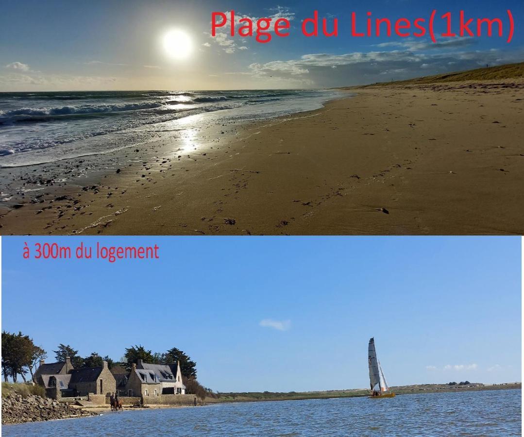 Maison De Vacances 4 Pers Avec Jardin Privatif A 1Km Plage Lines Et 300M De La Mer De Gavres - Ar Pil Jadur Plouhinec  Kültér fotó