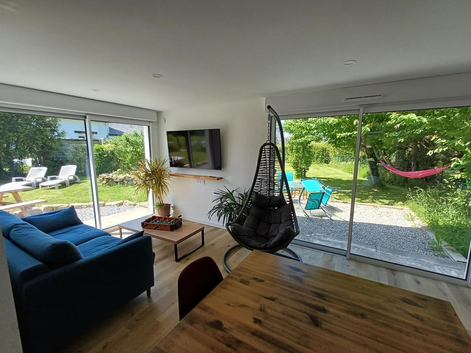 Maison De Vacances 4 Pers Avec Jardin Privatif A 1Km Plage Lines Et 300M De La Mer De Gavres - Ar Pil Jadur Plouhinec  Kültér fotó